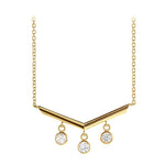 Chandelier Diamond Bar Necklace