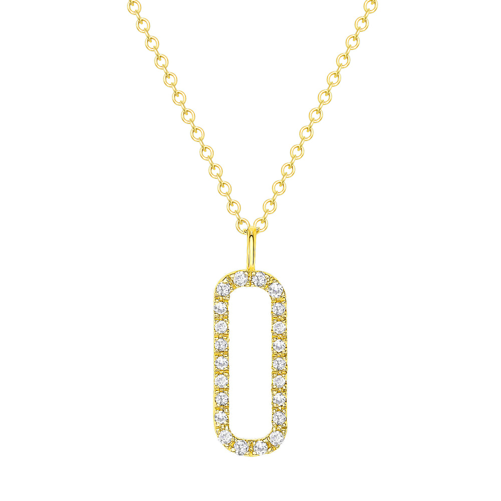 Open Bar Diamond Necklace