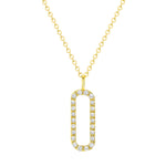 Open Bar Diamond Necklace